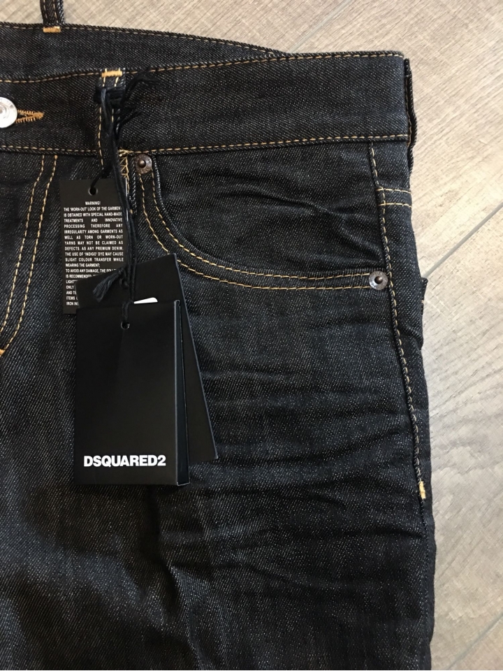 「開箱」Dsquared2黑標丹寧褲及英國國旗側背包