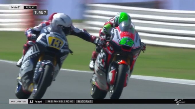 【MotoGP】不曾見過的煞車事件 Moto2 選手 Romano Fenati 今年職業賽車生涯確定結束！