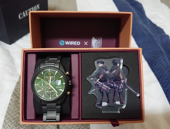 [開箱] Seiko-WIRED x 進擊的巨人聯名限量錶 AY8021X1