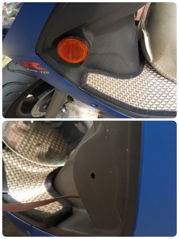 機車反光片被偷(無言)