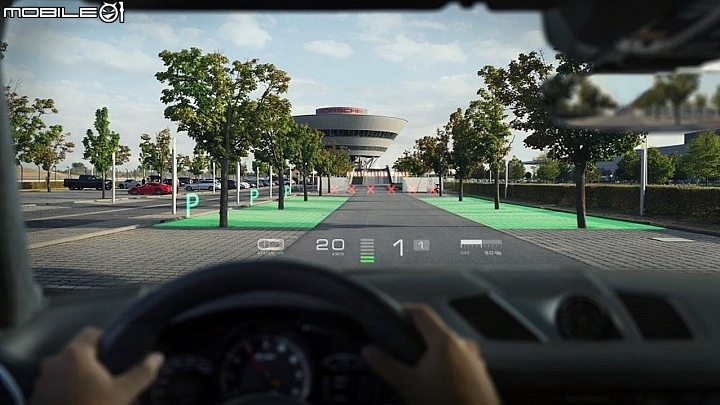可別以為這項技術僅能用於賽道,若加入停車位提示、導航資訊,甚至是危險或障礙物警示,其實在一般道路行駛時也相當實用。 可別以為這項技術僅能用於賽道,若加入停車位提示、導航資訊,甚至是危險或障礙物警示,其實在一般道路行駛時也相當實用。