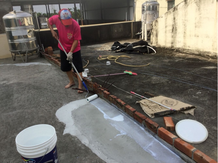 屋頂防水DIY(底漆+彈泥+面漆)防水不求人