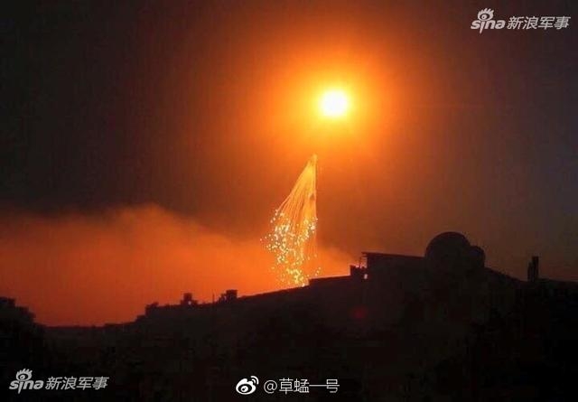 美軍F15用白磷彈空襲敘利亞