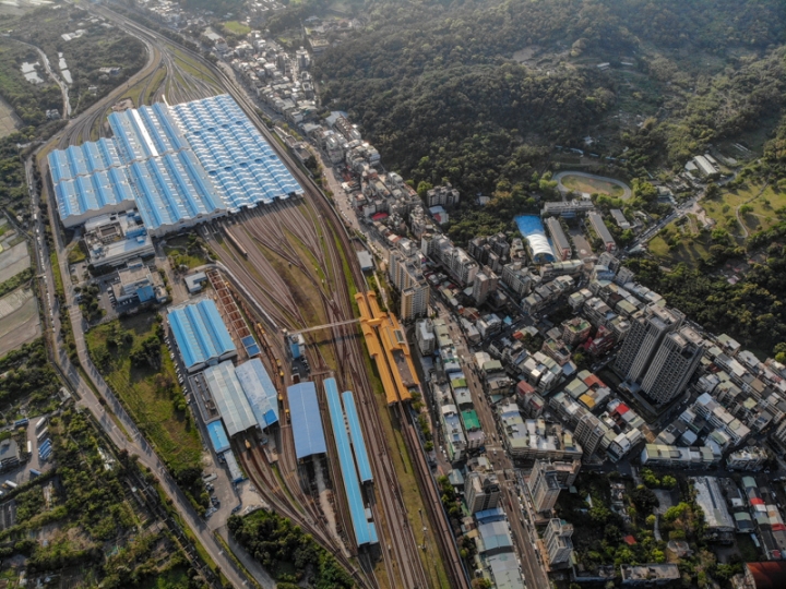 [亂拍照] 台北北投 關渡平原 稻田風光 (空拍)