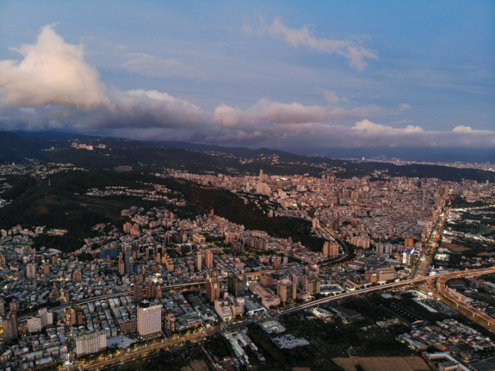 [亂拍照] 台北北投 關渡平原 稻田風光 (空拍)