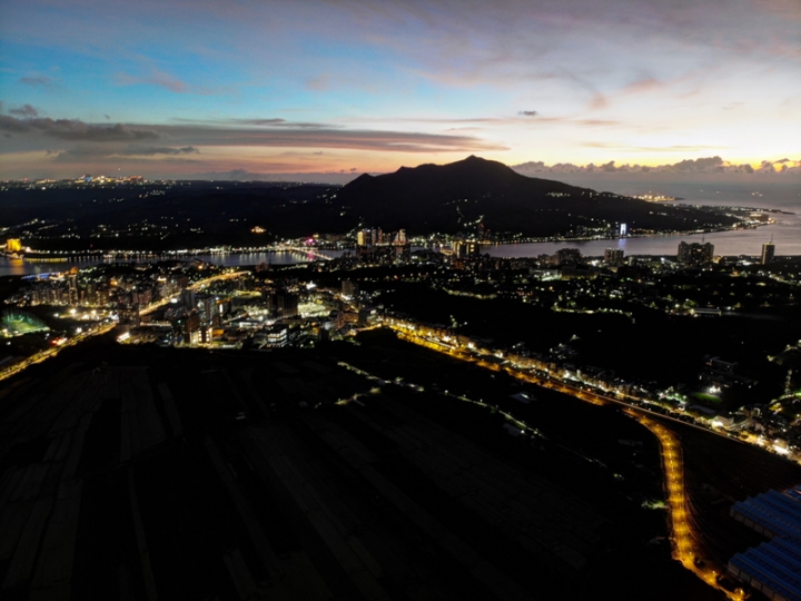 [亂拍照] 台北北投 關渡平原 稻田風光 (空拍)