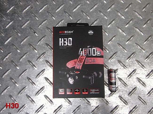 H30一字馬三光色4000流明隨充多用型頭燈(採最新CREE XHP70.2 & 21700單鋰)
