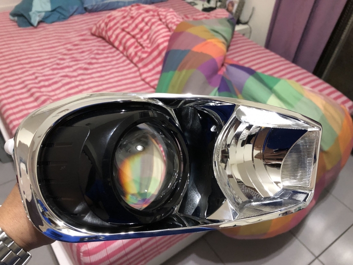 Focus MK3.5 DIY類ST魚眼大燈 新增LED光型驗過