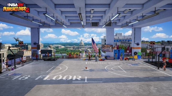尬一場超歡樂比賽吧！超適合好友同歡的籃球遊戲《NBA 2K熱血街球場2》上市