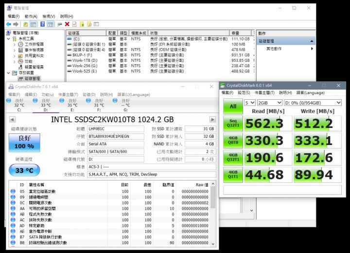 intel 545s 1024G升級韌體失敗!!