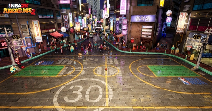 尬一場超歡樂比賽吧！超適合好友同歡的籃球遊戲《NBA 2K熱血街球場2》上市