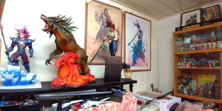 [分享]   1/4聶風 麒麟魔 雕像  風雲 馬榮成 監製