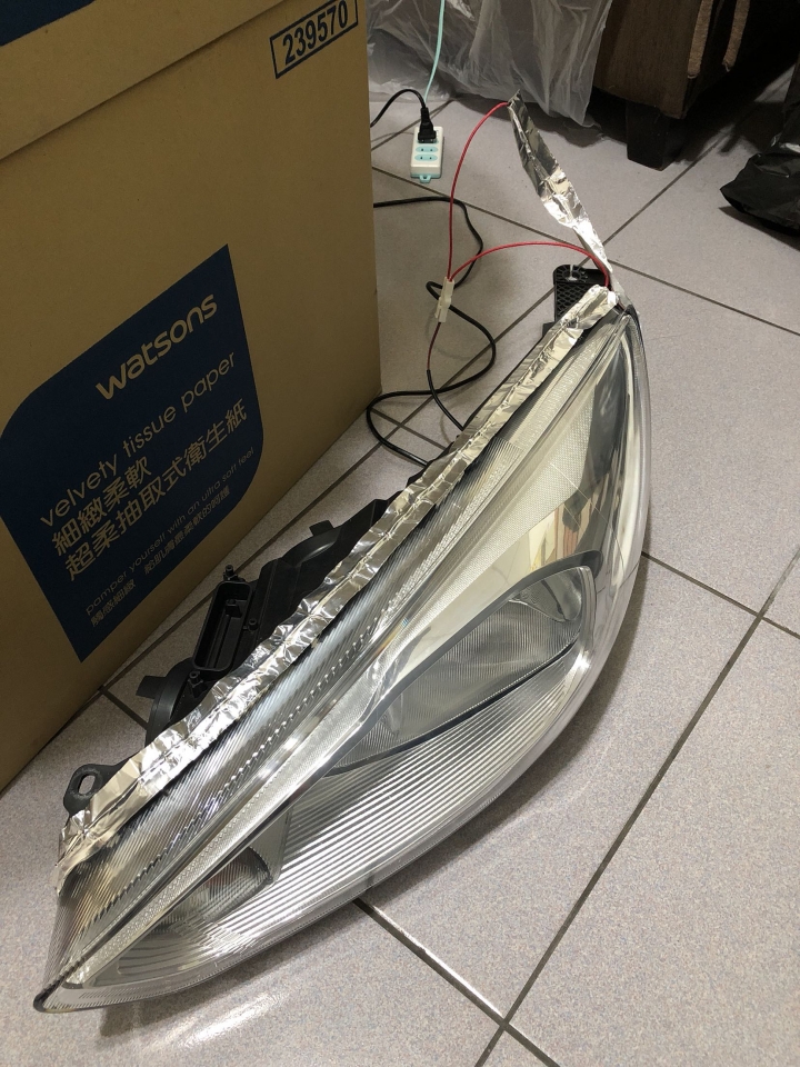 Focus MK3.5 DIY類ST魚眼大燈 新增LED光型驗過