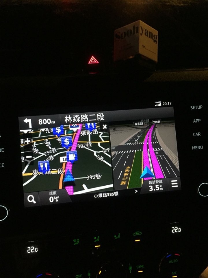 OCTAVIA Combi RS 新增新武器GARMIN衛星導航上車