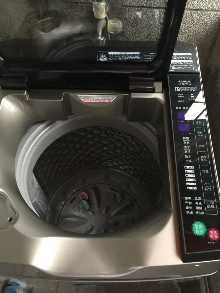 開箱文 - 三洋洗衣機 SW-13DVG/DVGS 單槽超音波洗衣機