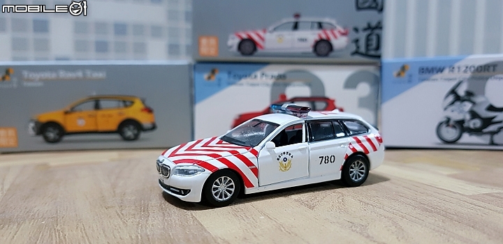 【開箱】RAV4計程車、BMW國道警車/重機等一同登場,TINY微影台灣系列小車分享!