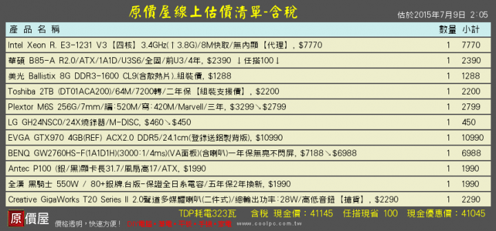 預算3萬(看情況可再加)想組新電腦,附目前使用電腦的問題