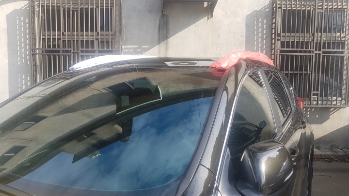 crv5車頂架豎桿安裝