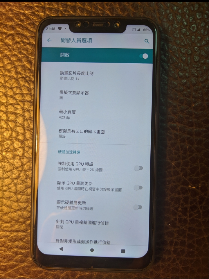 沒有瀏海的Poco F1