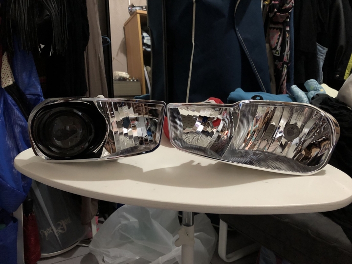 Focus MK3.5 DIY類ST魚眼大燈 新增LED光型驗過