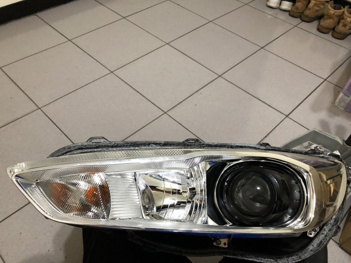 Focus MK3.5 DIY類ST魚眼大燈 新增LED光型驗過
