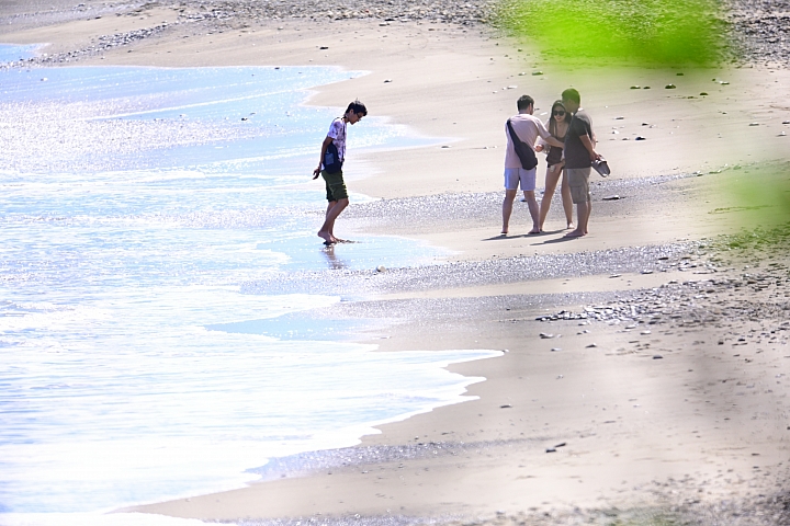 離海岸5公里礁石上的野放、豪放、奔放到大海！