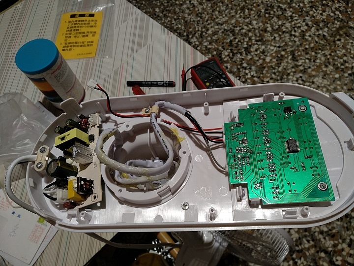 禾聯 HDF-14L1 直流扇 使用不久即故障 ; 故障維修