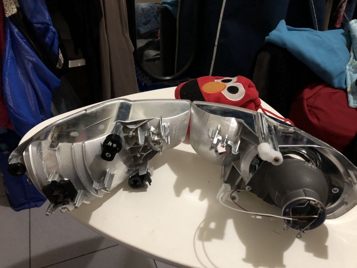 Focus MK3.5 DIY類ST魚眼大燈 新增LED光型驗過
