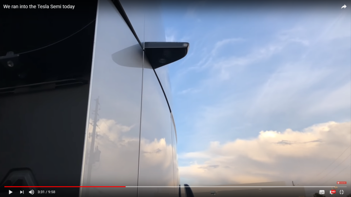 《TESLA Semi》多顆鏡頭／動力配置／日間外觀 (2018/09)