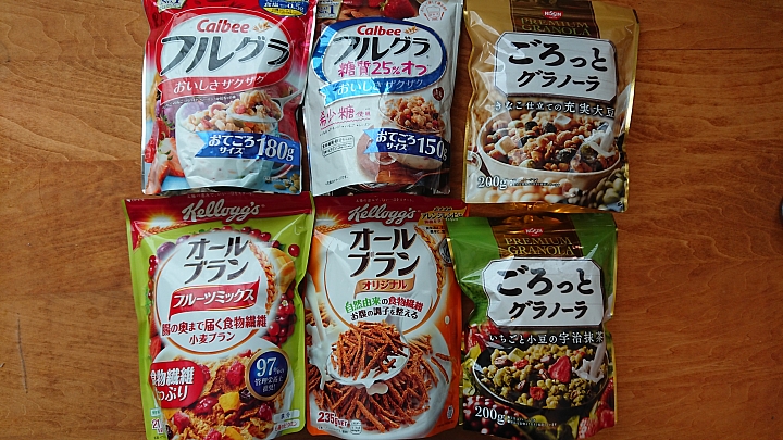 健康早餐吃什麼?!日本營養穀片評比!!