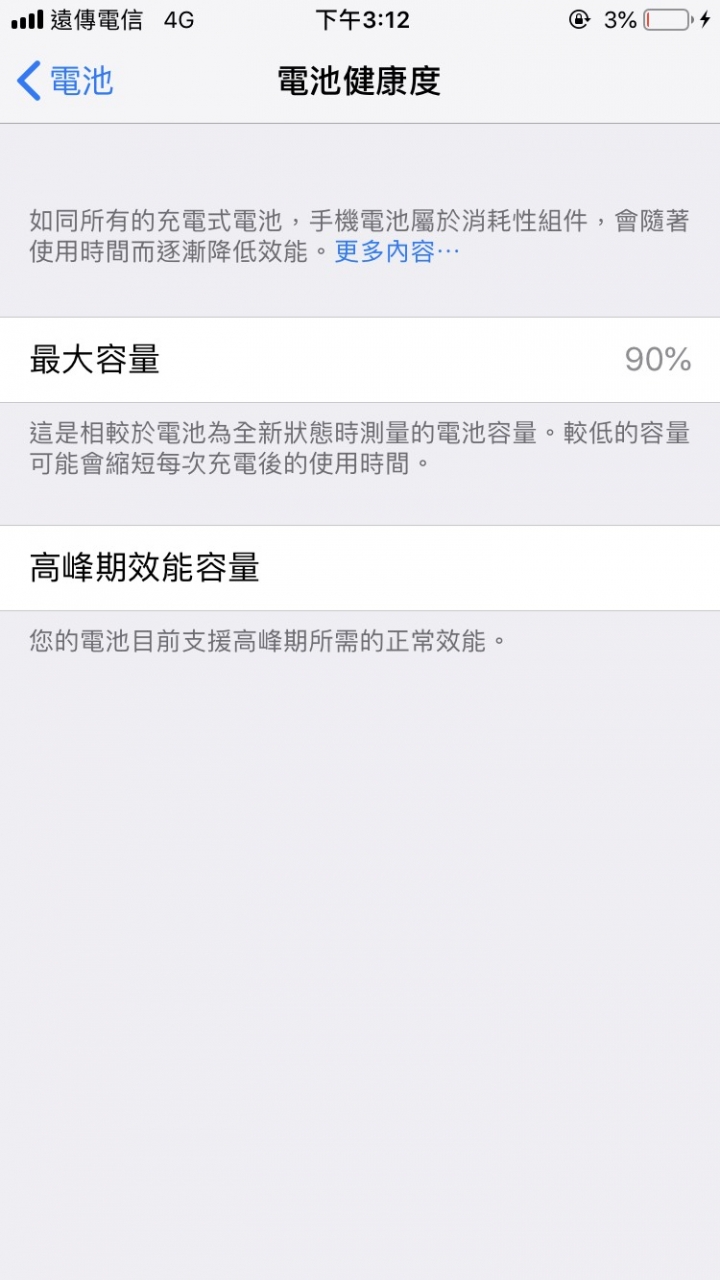 iphone7 更新ios12 電量耗損怪異........
