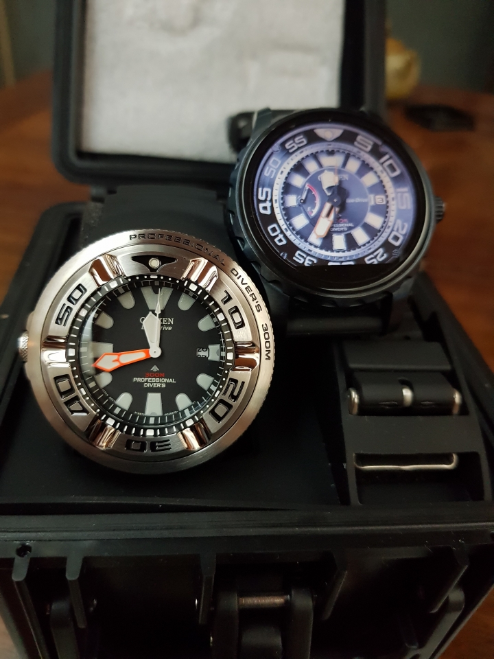 Citizen Eco-Drive 300M潛水錶 BJ8050大開箱