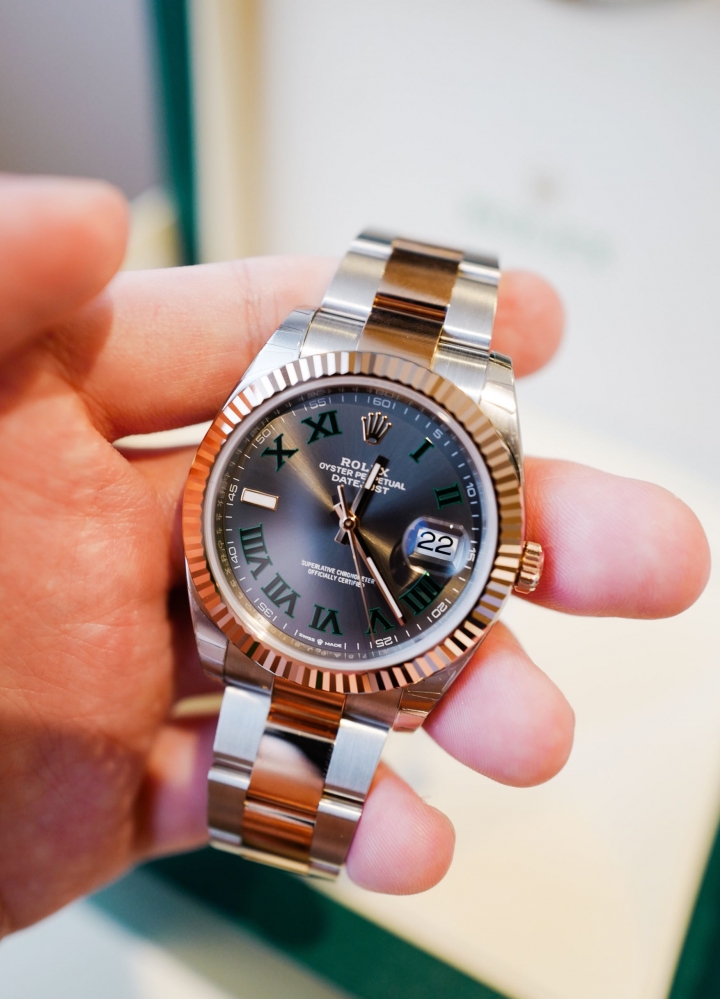 ［開箱］Rolex半玫瑰金溫布頓面盤 126331-0013