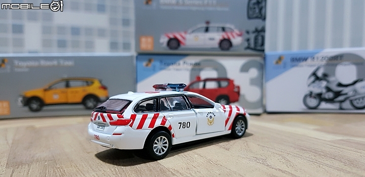 【開箱】RAV4計程車、BMW國道警車/重機等一同登場,TINY微影台灣系列小車分享!