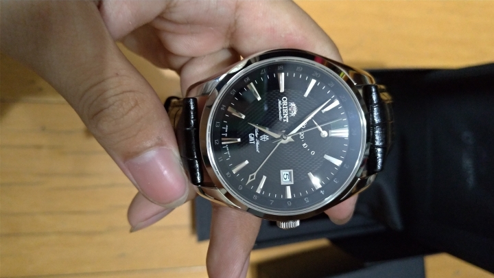 東方錶 orient GMT 黑面 開箱