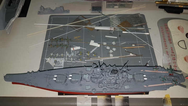 1/700架空紀伊級戰艦二、三、四號艦