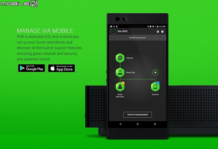 RAZER SILA無線路由器發表 頻寬達3000Mbps 亦支援MESH功能