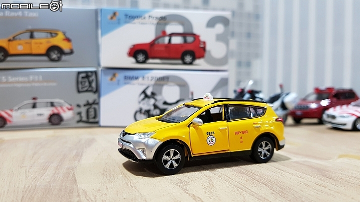 【開箱】RAV4計程車、BMW國道警車/重機等一同登場,TINY微影台灣系列小車分享!