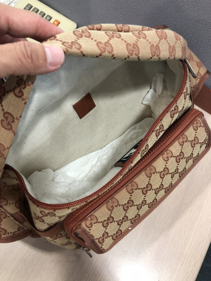 Gucci洛杉磯天使隊 兩用包（後揹及腰包）