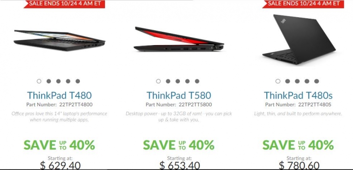 [進行中]Thinkpad T， X1系列,限時最高六折