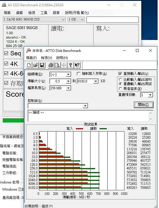 AITC(艾格科技) SSD 960GB 固態硬碟 MLC 之0.5箱(不知道是不是首發)