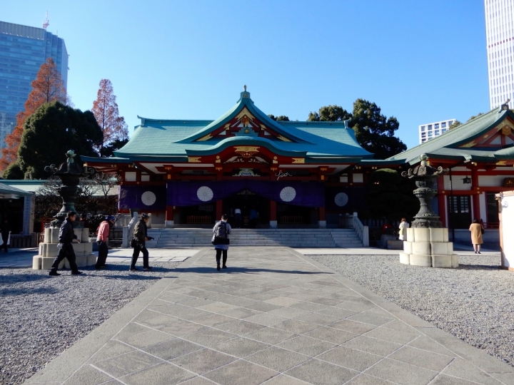 日本東京- 日枝神社  隱身東京市區的迷你千鳥居，求緣份必來
