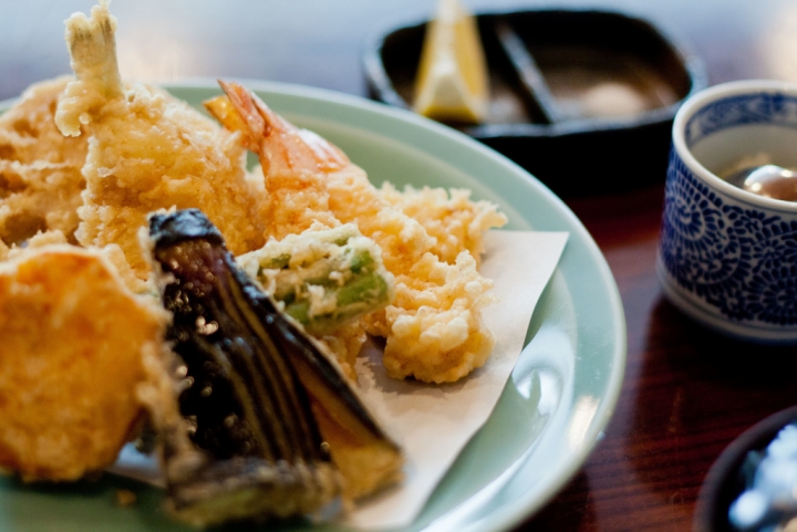 【美食。食記】東京 銀座 懷念但不喜歡 天婦羅 天國 本店 炸物 炸蝦 定食 天丼
