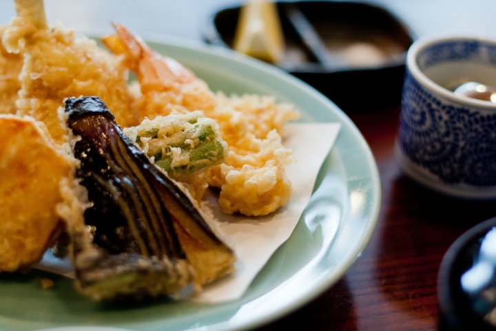 【美食。食記】東京 銀座 懷念但不喜歡 天婦羅 天國 本店 炸物 炸蝦 定食 天丼