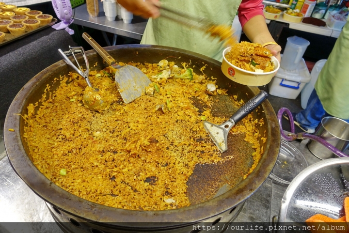 旱溪夜市．餐廳品質夜市價的西班牙海鮮大鍋飯@美力夯大叔