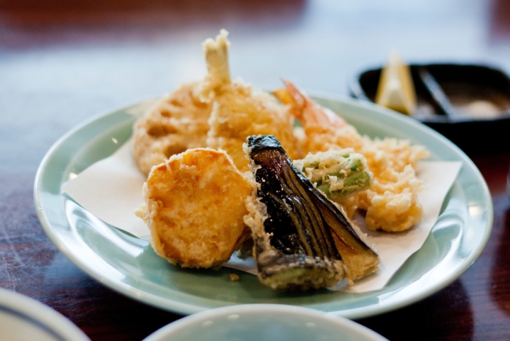 【美食。食記】東京 銀座 懷念但不喜歡 天婦羅 天國 本店 炸物 炸蝦 定食 天丼