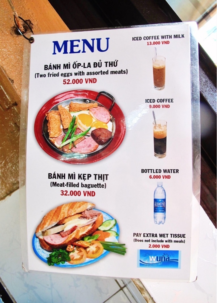 【Vietnam．好食】深入胡志明巷弄-來份道地的越南式早餐Banh Mi Hoa Ma