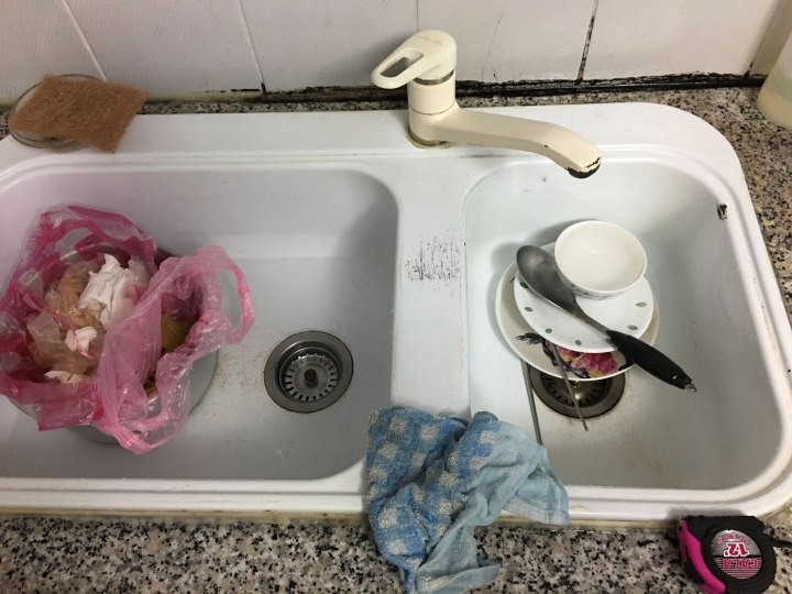 想請問琺瑯洗碗槽改不鏽鋼洗碗槽