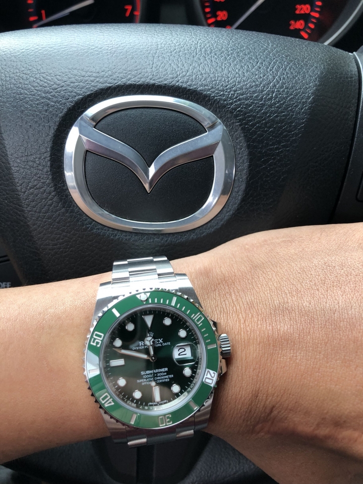 提早過聖誕節禮物～～Rolex 綠水鬼開箱分享