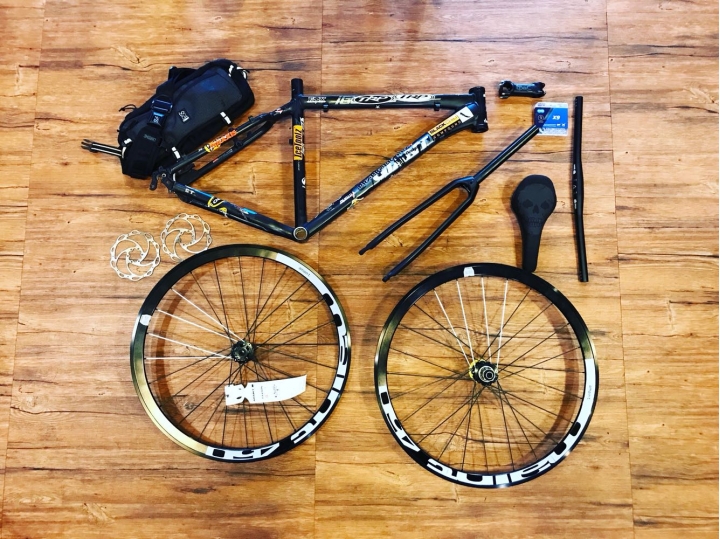 舊車新玩Giant iguana 登山車改公路化